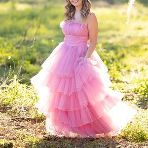 Dusty Pink Prom Dress size 6